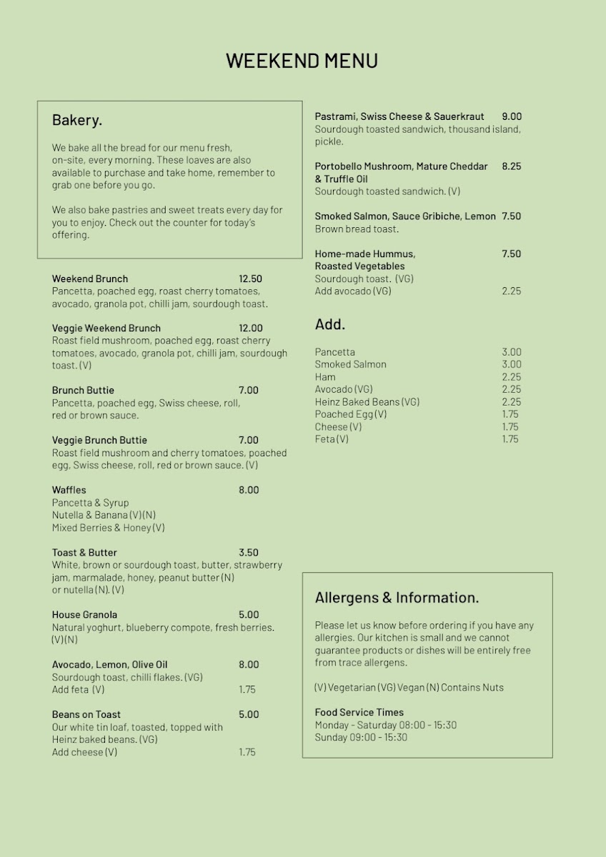 Menu - Public photo 2